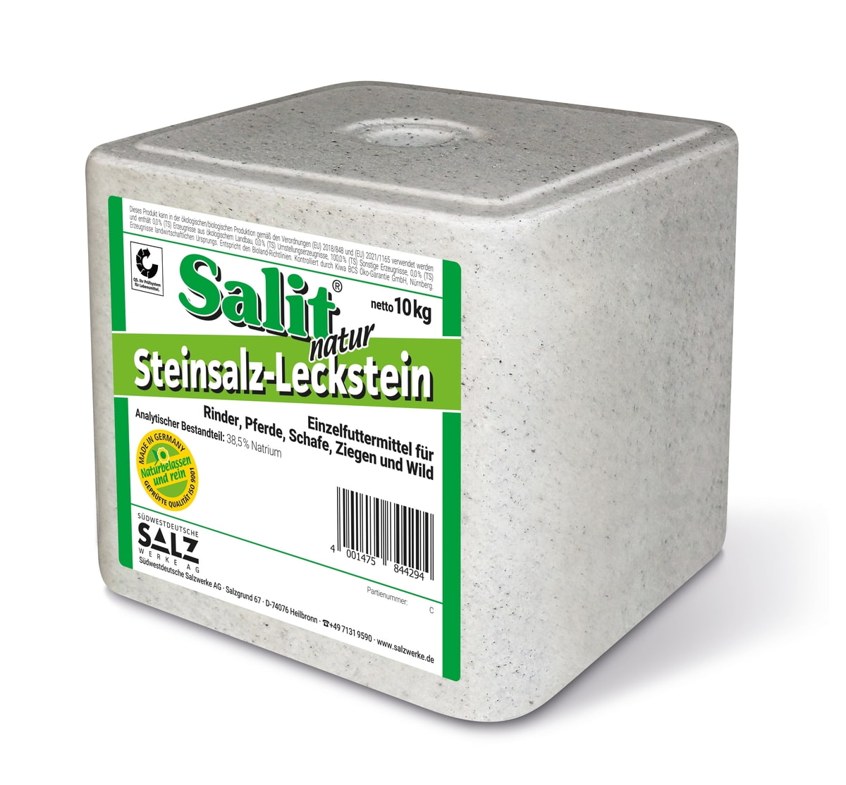 Salit Salzleckstein 10kg
