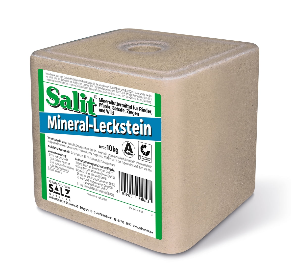 Salit Rinder Mineralleckstein 10kg